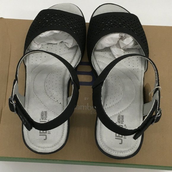 Women’s JBU By Jambu Black Toledo Memory Foam Sz 6 - Picture 5 of 9